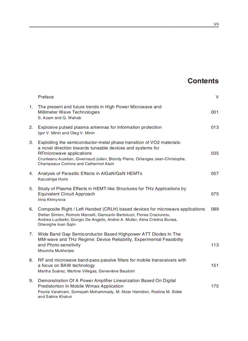 image for page Advanced Microwave and Millimeter Wave Technologies Semiconductor Devices Circuits and Systems