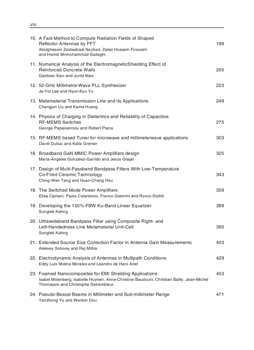 image for page Advanced Microwave and Millimeter Wave Technologies Semiconductor Devices Circuits and Systems
