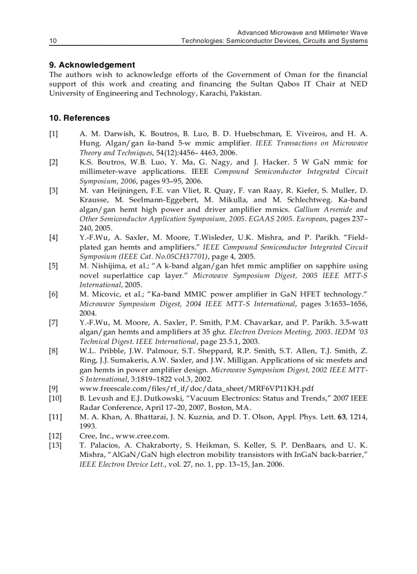 image for page Advanced Microwave and Millimeter Wave Technologies Semiconductor Devices Circuits and Systems