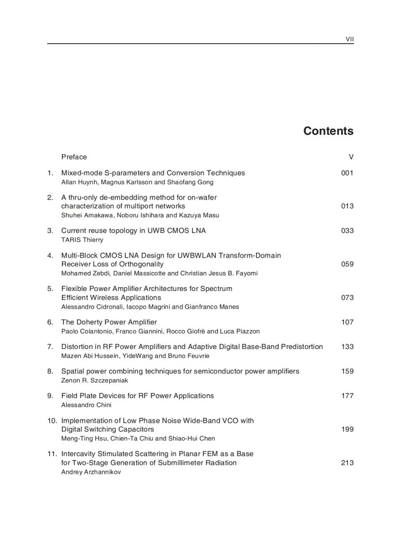 image for page Advanced Microwave Circuits and Systems