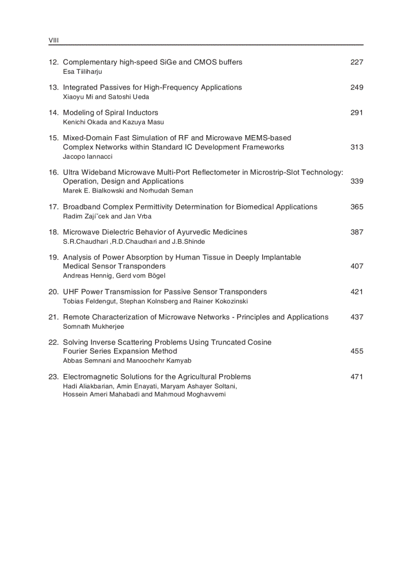 image for page Advanced Microwave Circuits and Systems
