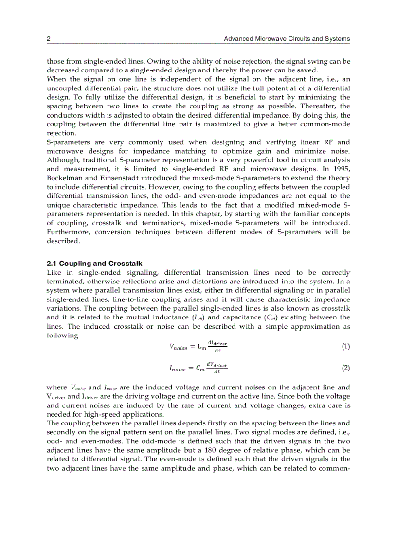 image for page Advanced Microwave Circuits and Systems