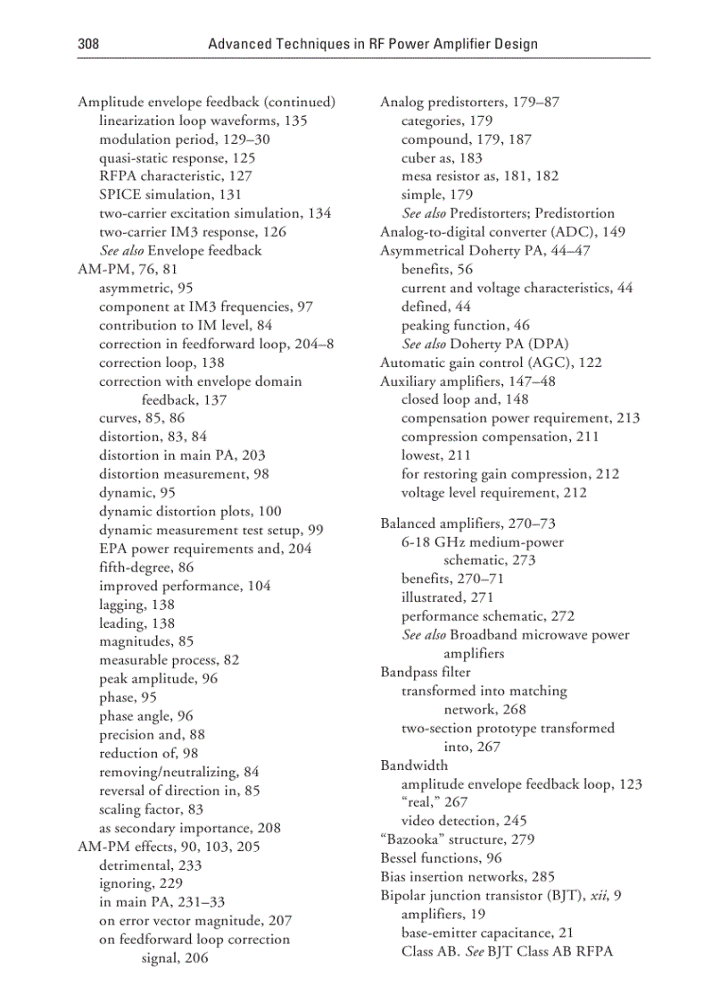 image for page Advanced Techniques in RF Power Amplifier Design