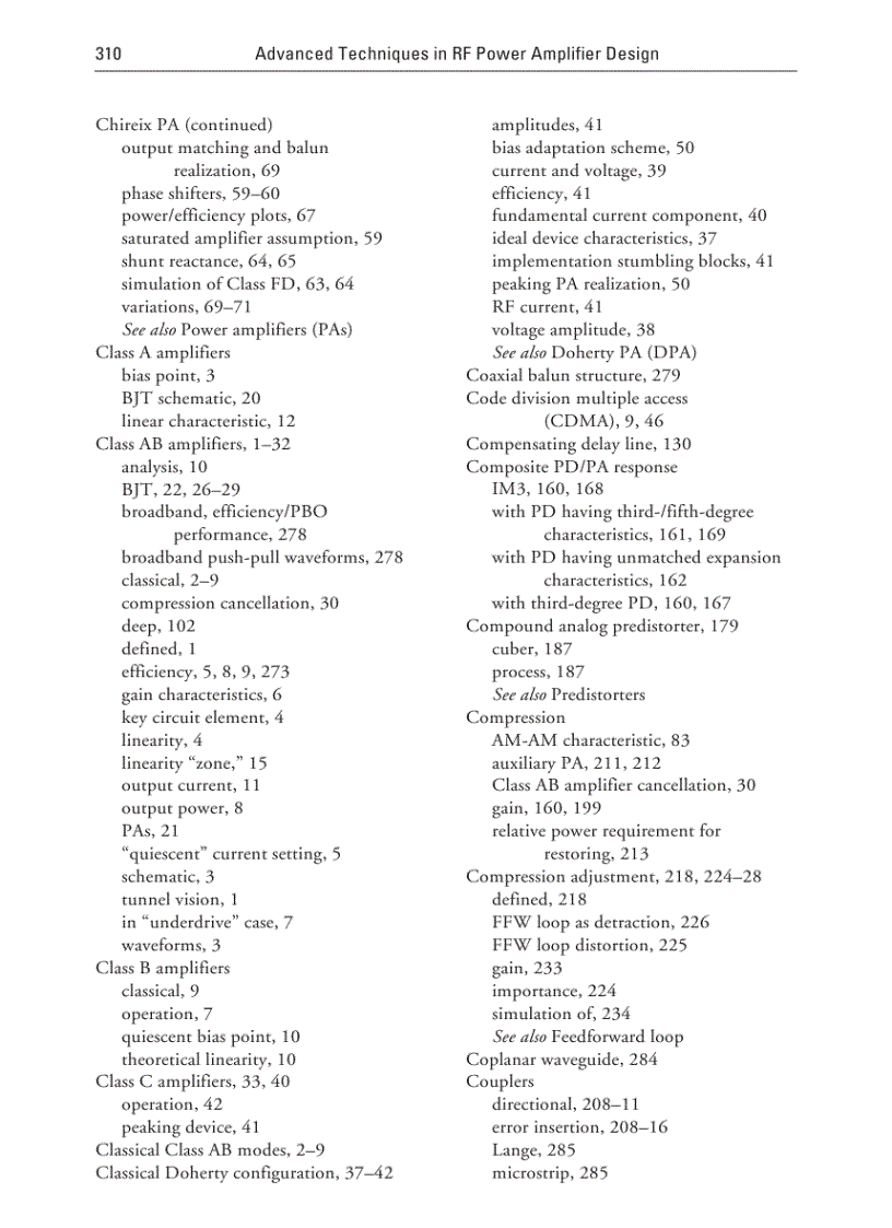 image for page Advanced Techniques in RF Power Amplifier Design