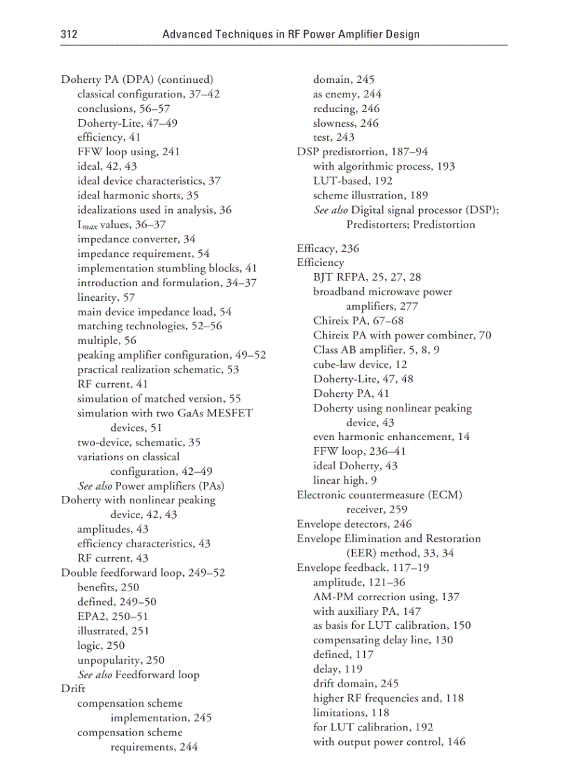 image for page Advanced Techniques in RF Power Amplifier Design