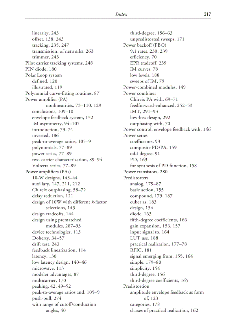 image for page Advanced Techniques in RF Power Amplifier Design