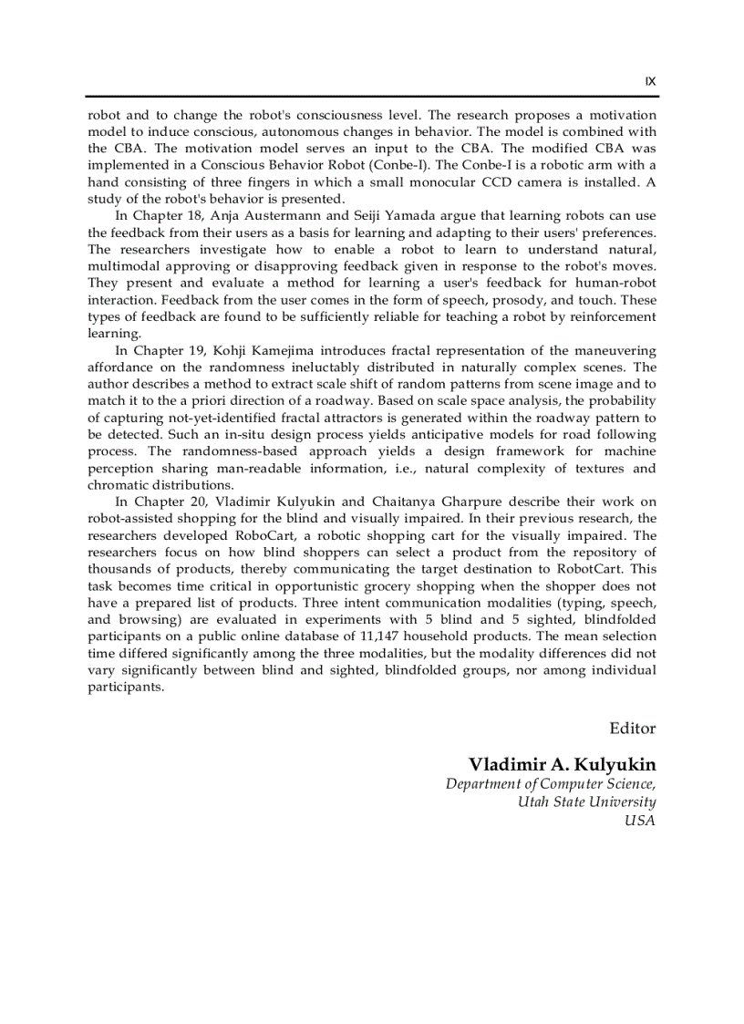 image for page Advances in Human Robot Interaction