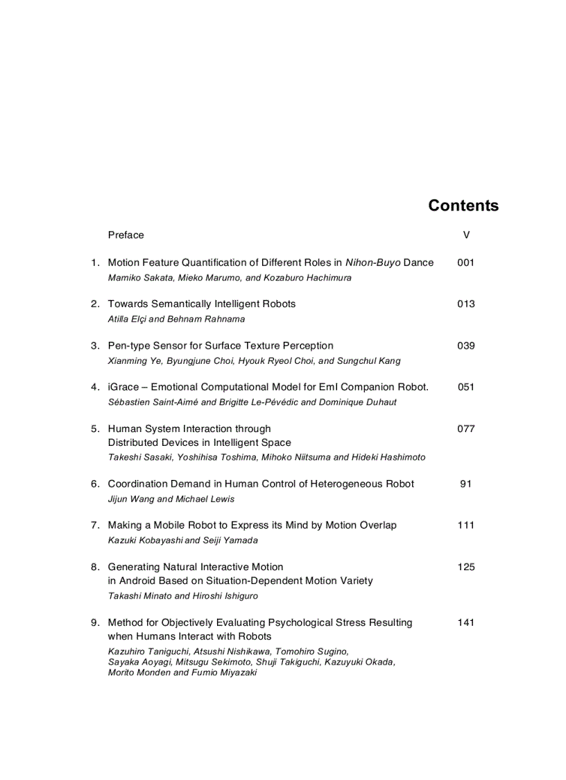 image for page Advances in Human Robot Interaction