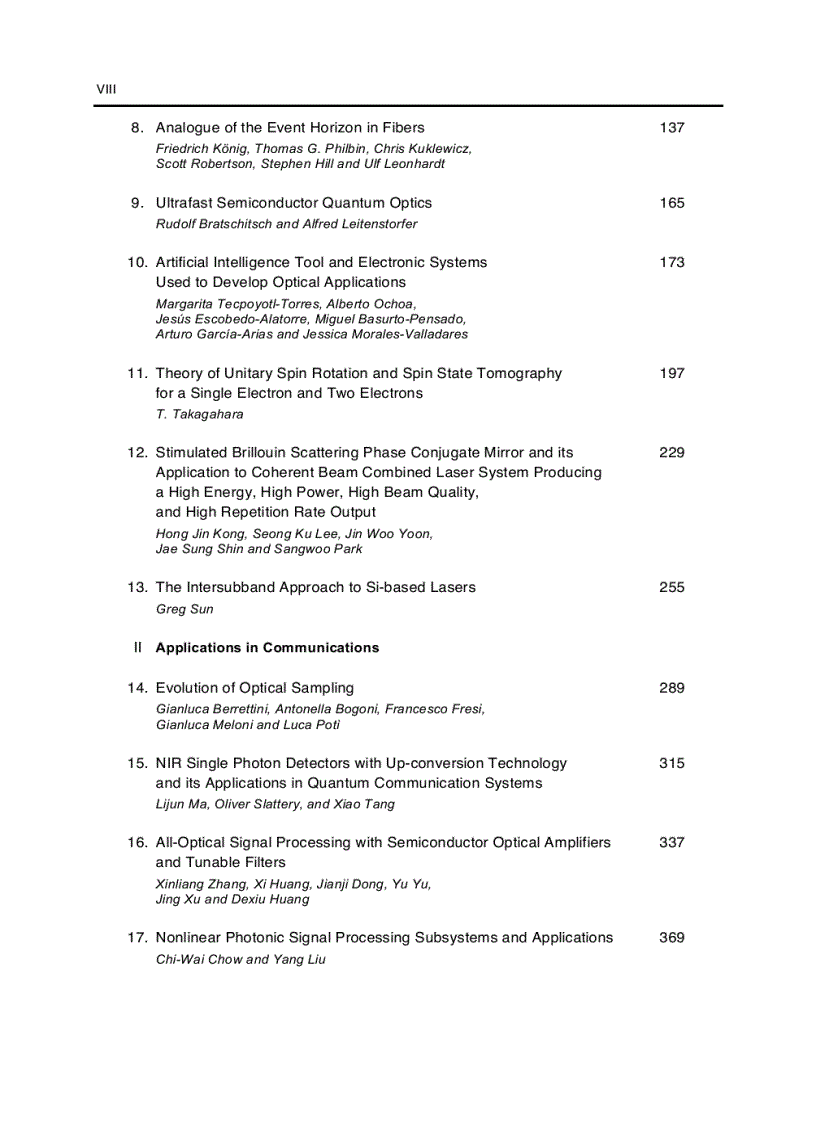 image for page Advances in Lasers and Electro Optics