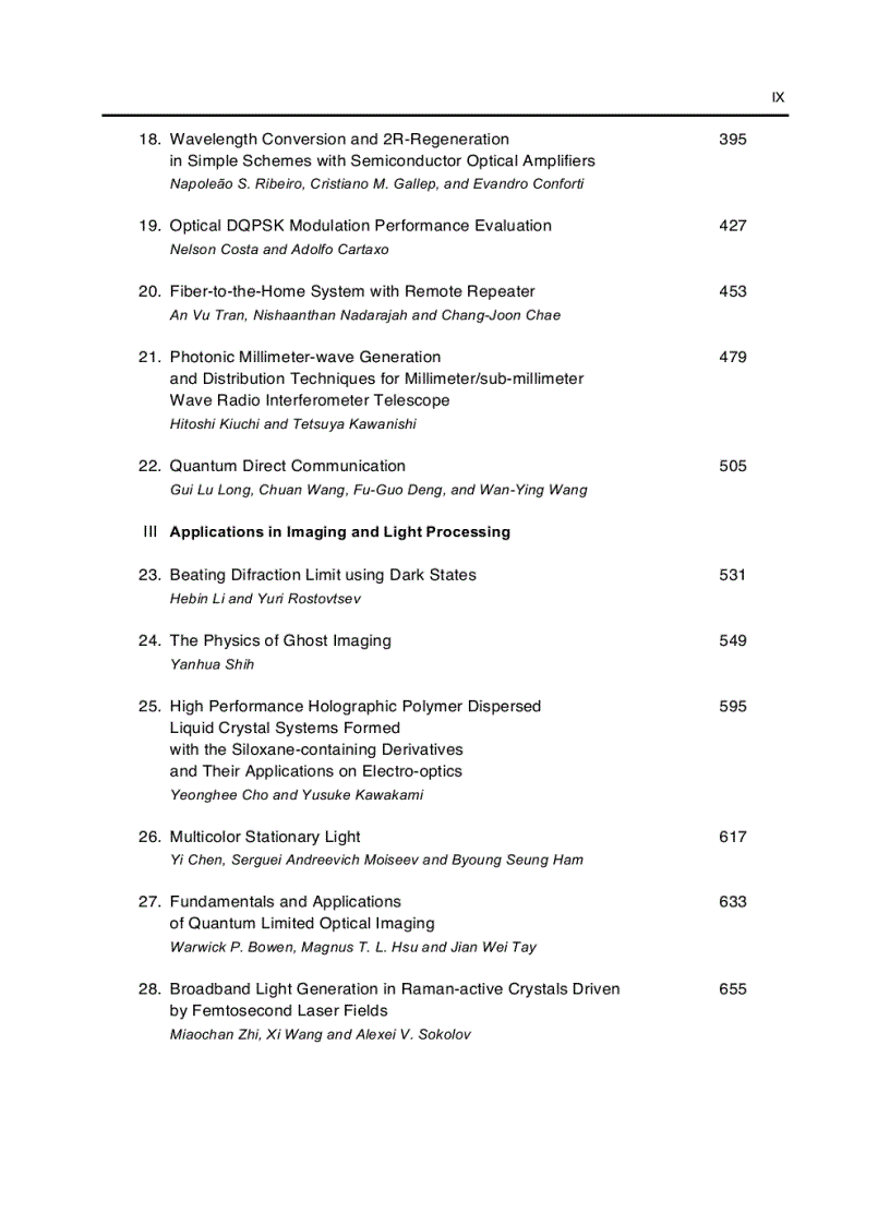 image for page Advances in Lasers and Electro Optics