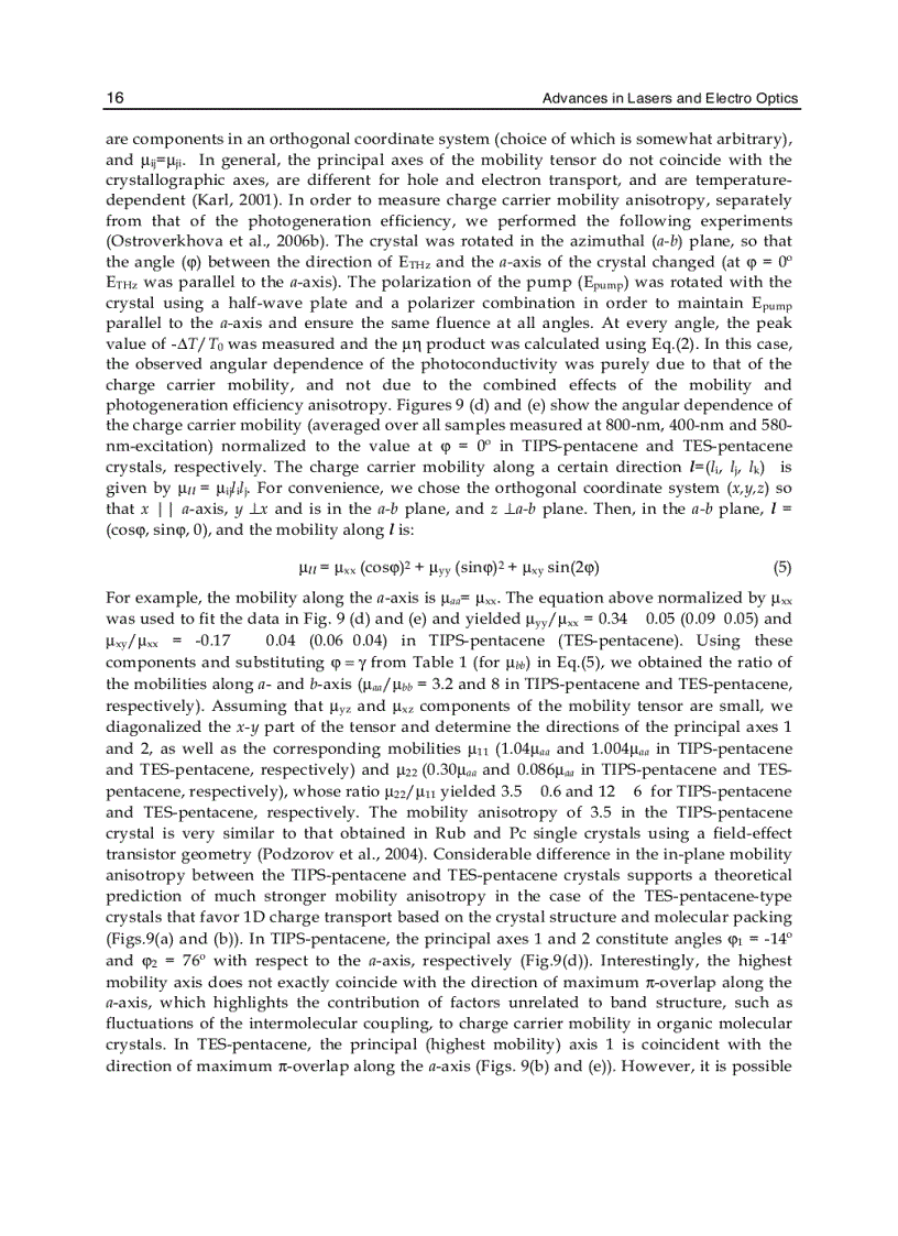 image for page Advances in Lasers and Electro Optics