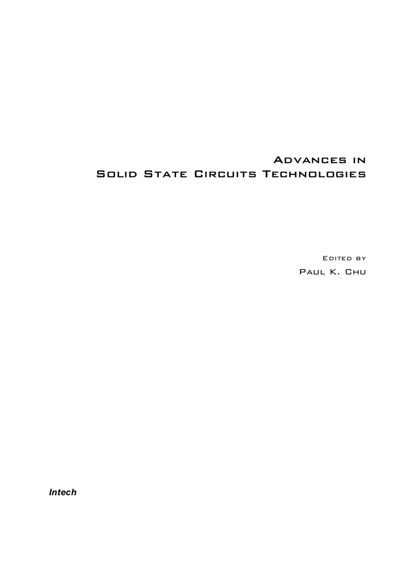 image for page Advances in Solid State Circuit Technologies