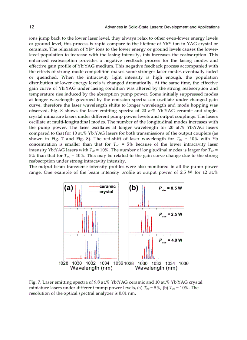 image for page Advances in Solid State Lasers Development and Applications