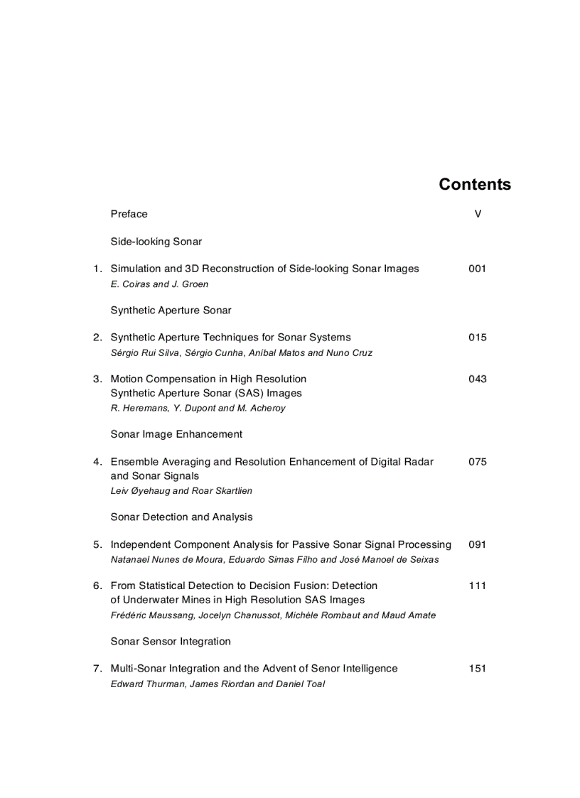 image for page Advances in Sonar Technology