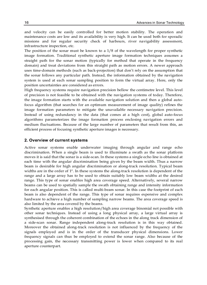 image for page Advances in Sonar Technology