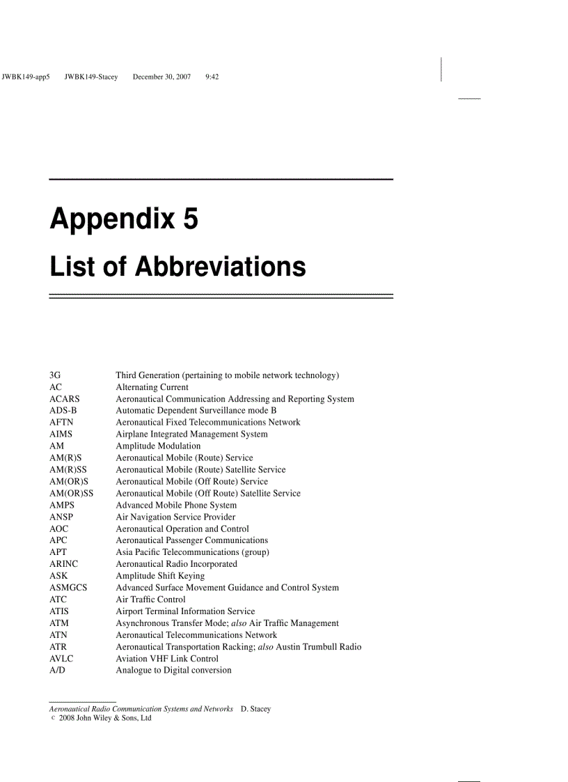 image for page Aeronautical Radio Communication Systems and Networks
