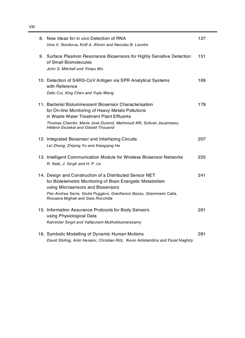 image for page Biosensors