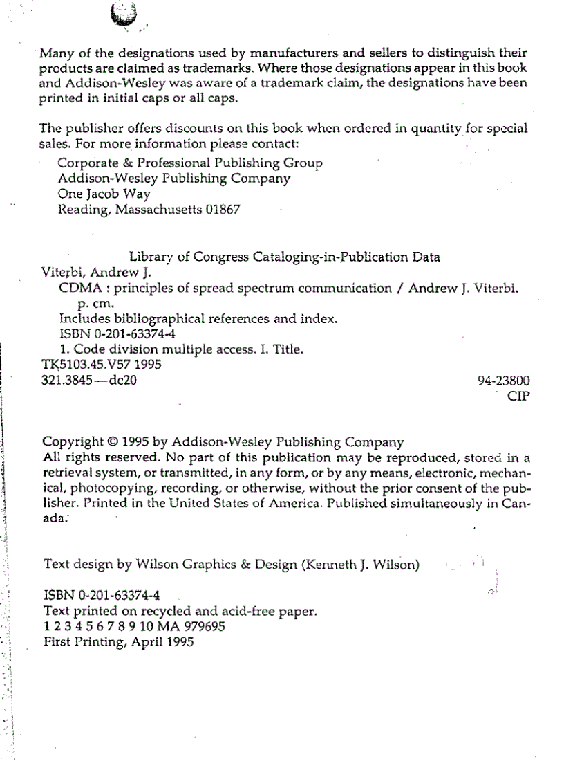 image for page CDMA Principles of Spread Spectrum Communication