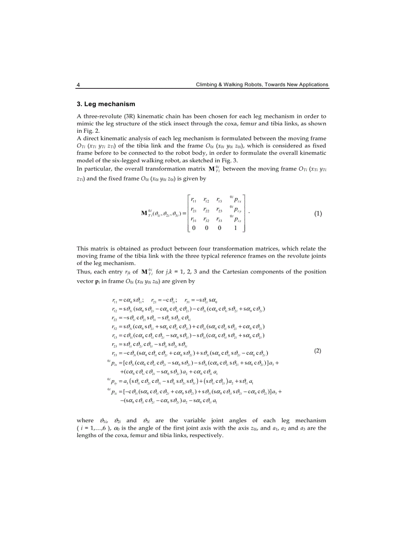 image for page Climbing and Walking Robots towards New Applications