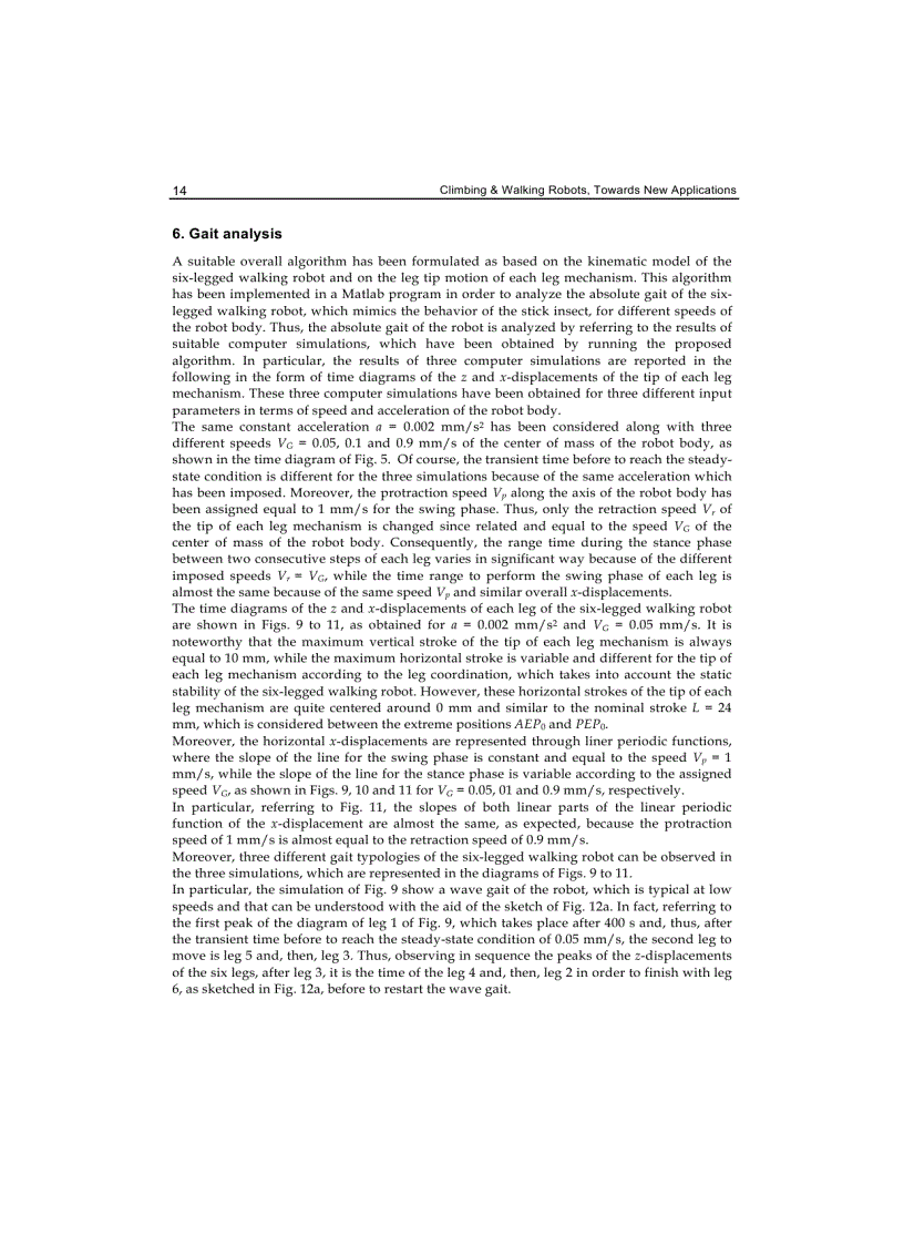 image for page Climbing and Walking Robots towards New Applications