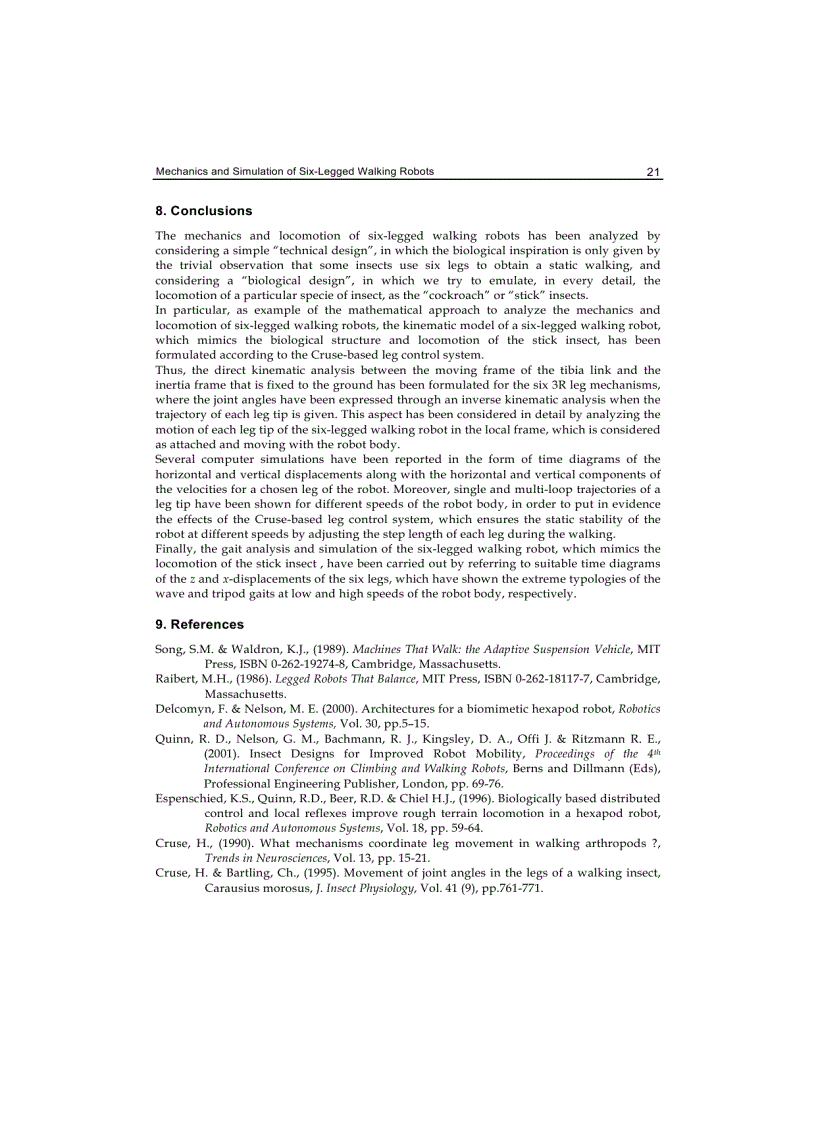 image for page Climbing and Walking Robots towards New Applications