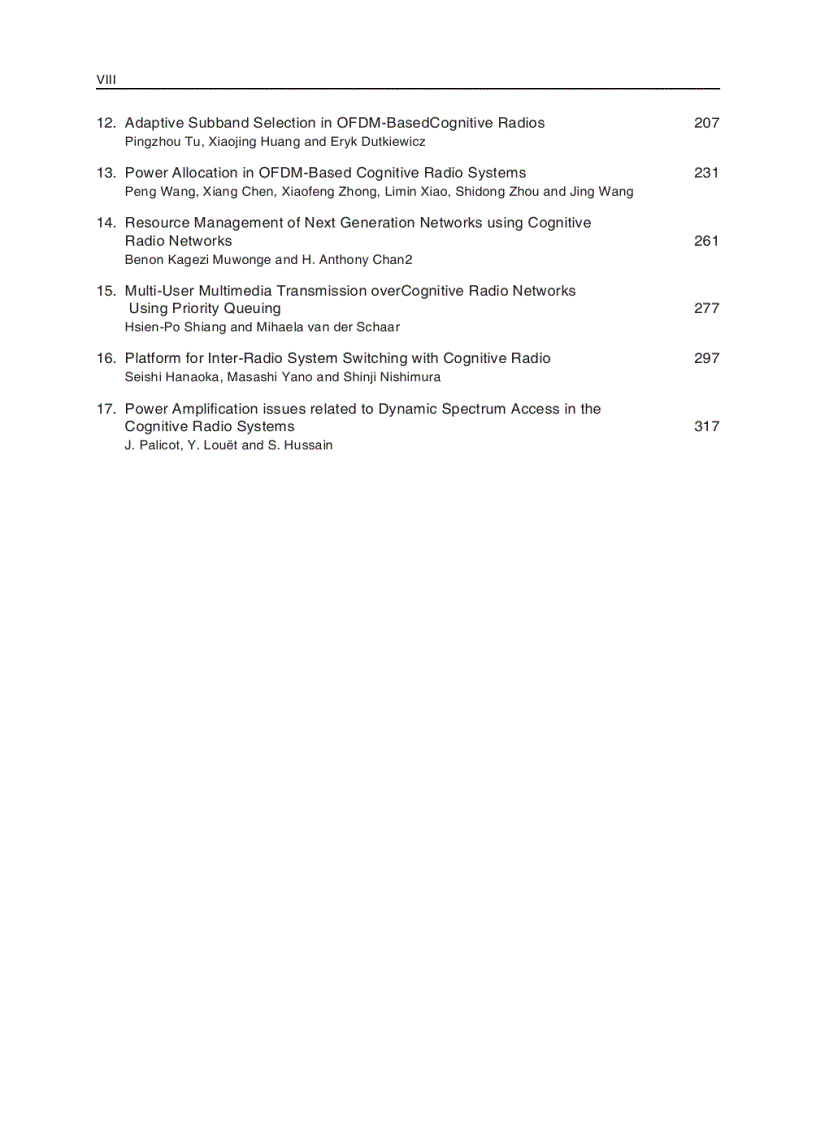 image for page Cognitive Radio Systems