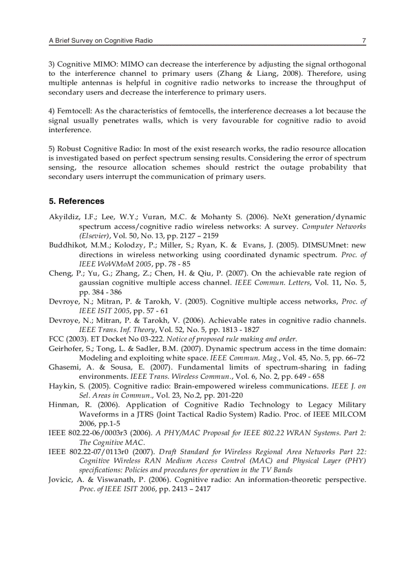 image for page Cognitive Radio Systems