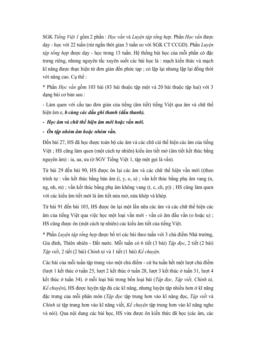 image for page Dạy học Lớp 1 theo chương trình tiểu học mới