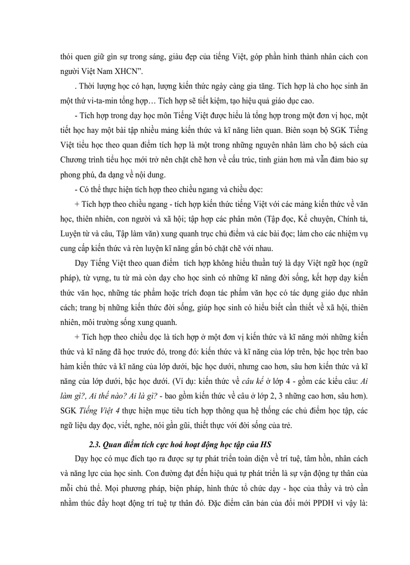 image for page Dạy học Lớp 4 theo chương trình tiểu học mới