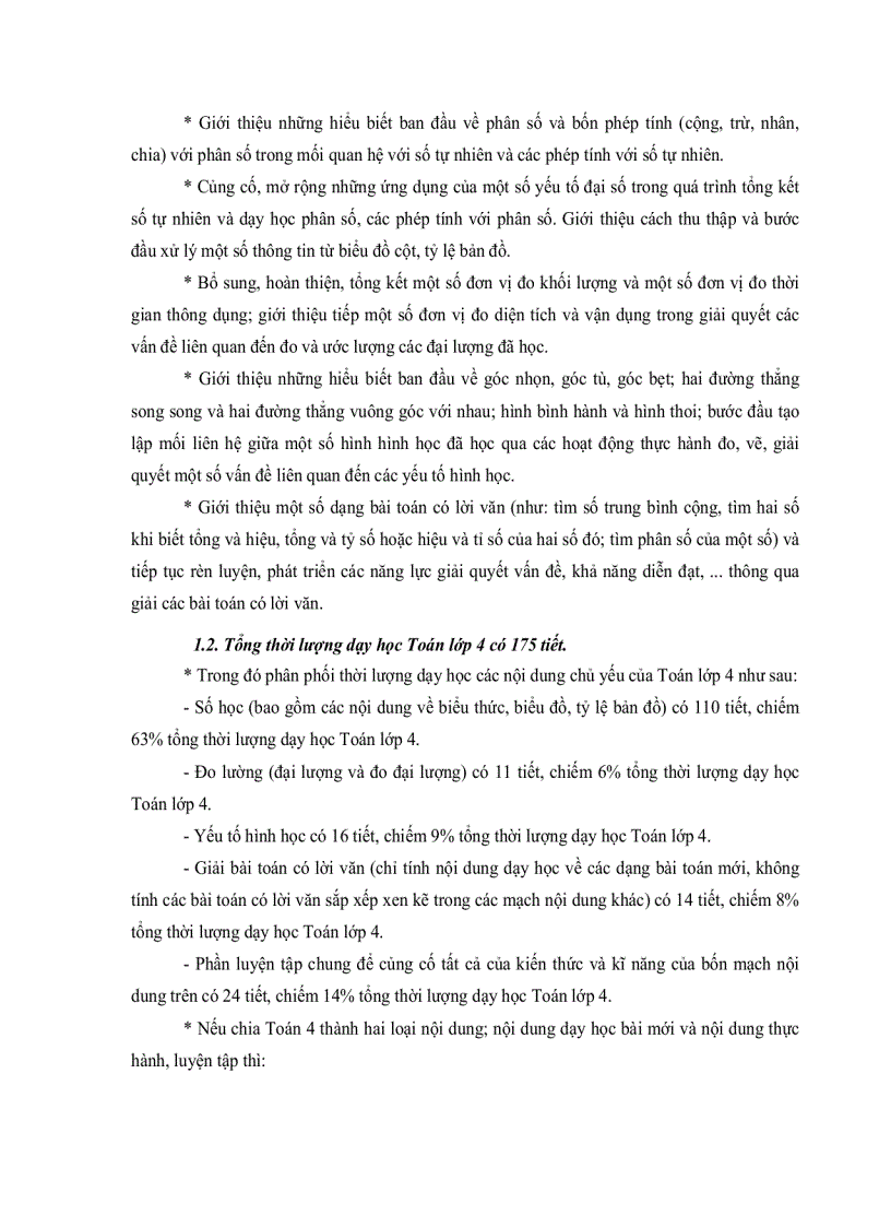 image for page Dạy học Lớp 4 theo chương trình tiểu học mới