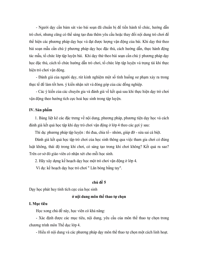 image for page Dạy học Lớp 4 theo chương trình tiểu học mới