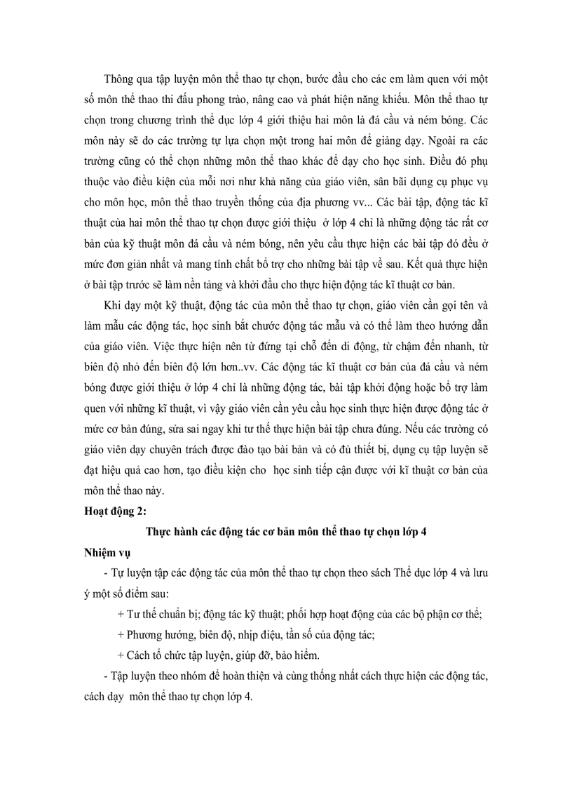 image for page Dạy học Lớp 4 theo chương trình tiểu học mới