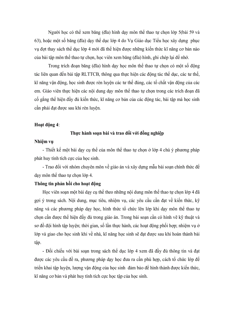 image for page Dạy học Lớp 4 theo chương trình tiểu học mới