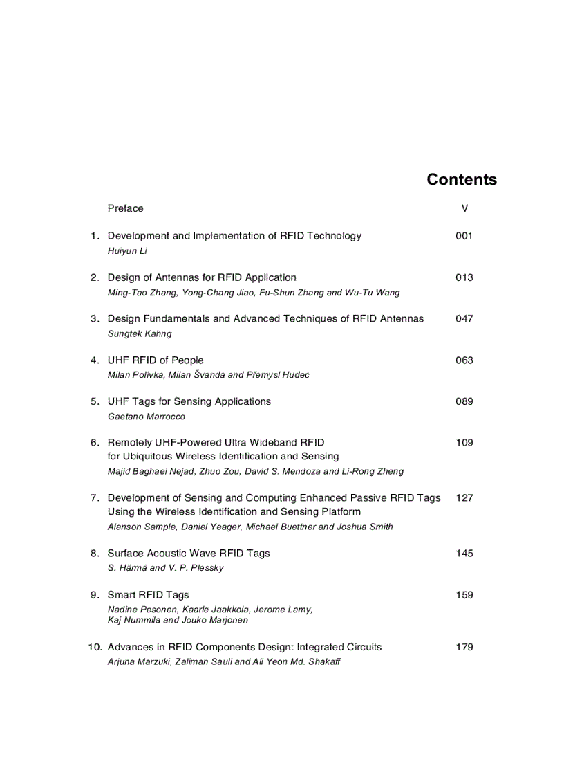 image for page Development and Implementation of RFID Technology