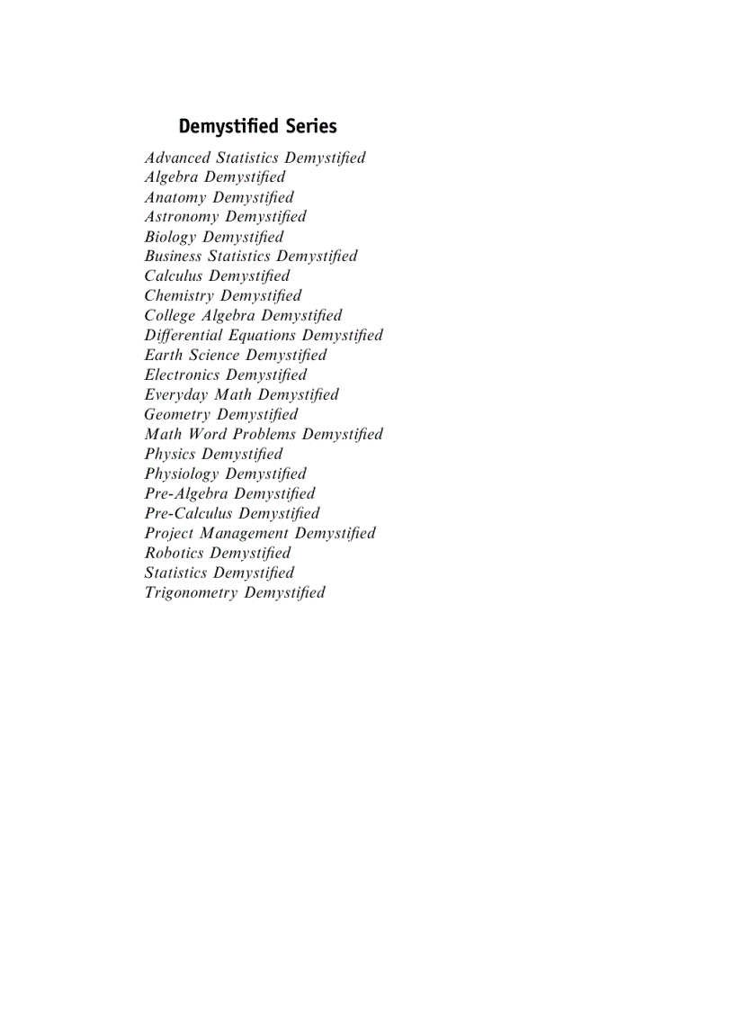 image for page Digital Electronics Demystified A Self Teaching Guide