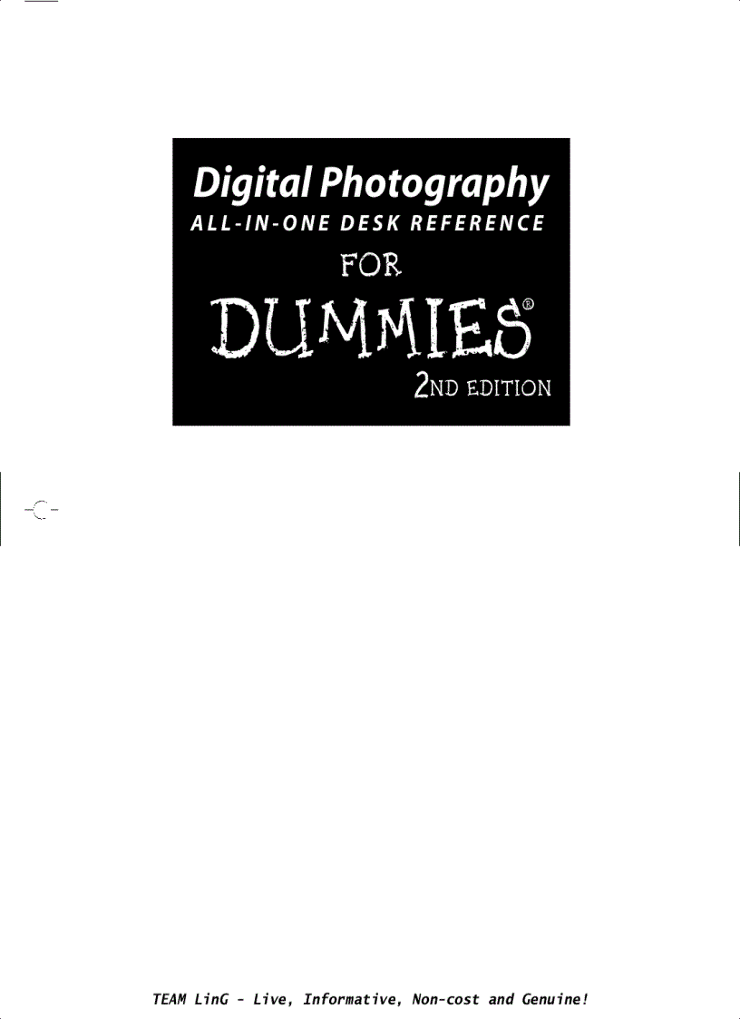 image for page Digital Photography All in One Desk Reference 2nd Edition