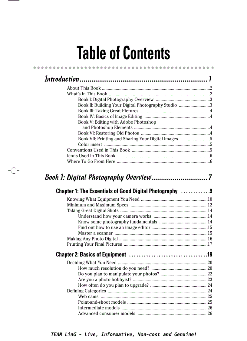 image for page Digital Photography All in One Desk Reference 2nd Edition