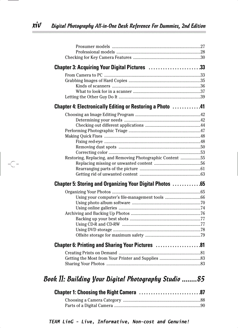 image for page Digital Photography All in One Desk Reference 2nd Edition