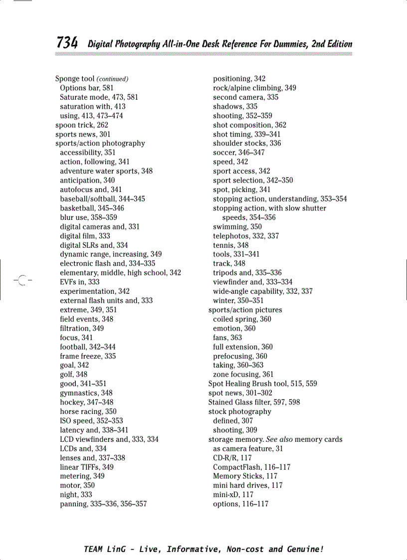 image for page Digital Photography All in One Desk Reference 2nd Edition