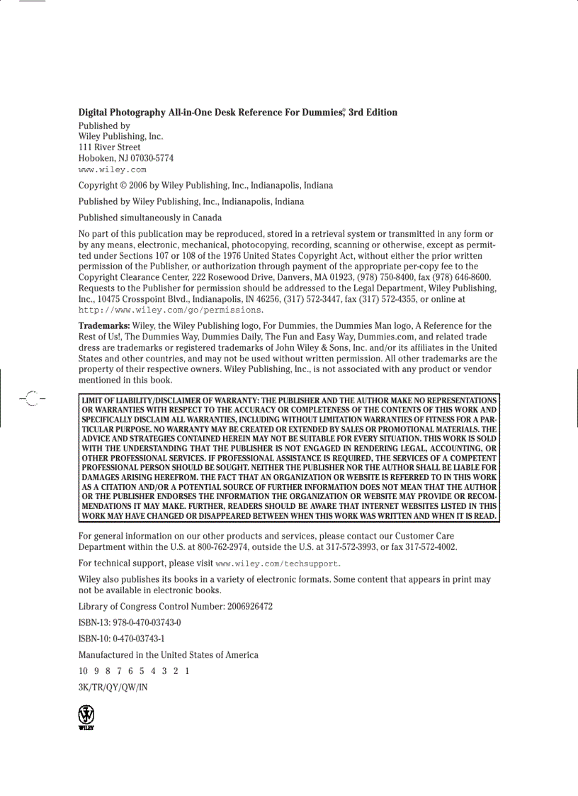 image for page Digital Photography All in One Desk Reference 3rd Edition