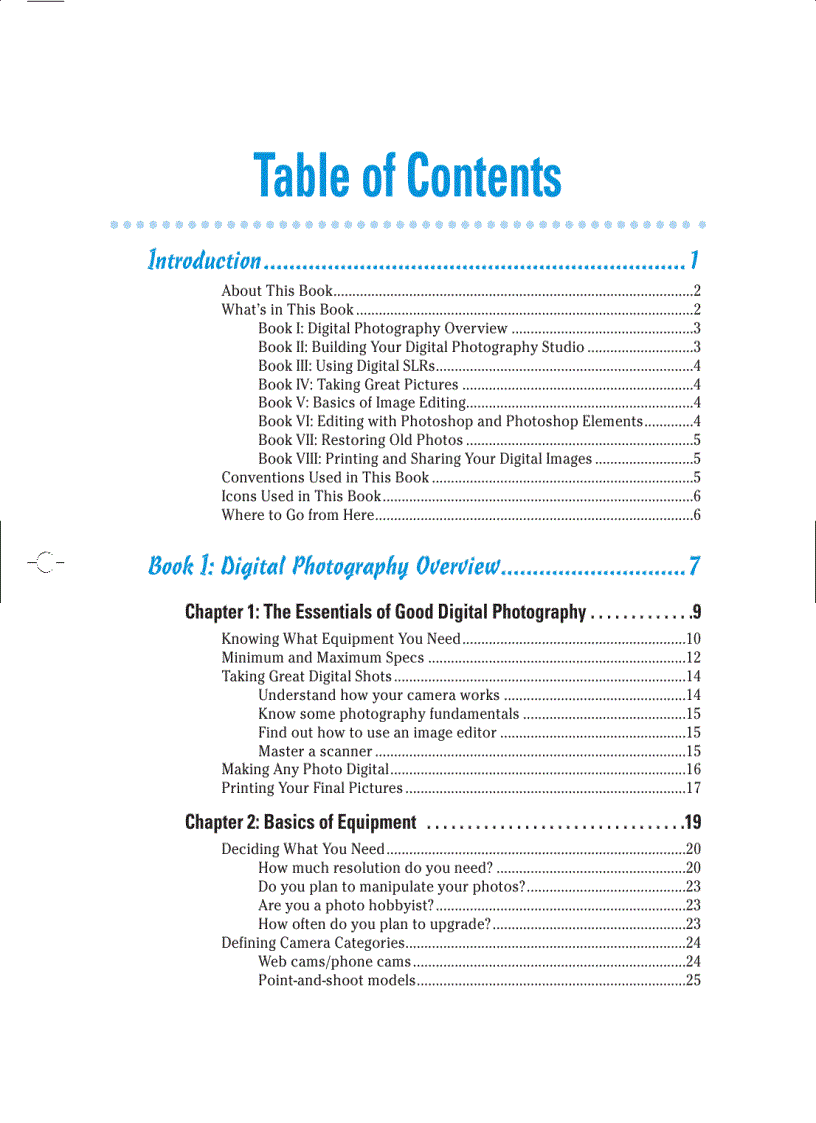 image for page Digital Photography All in One Desk Reference 3rd Edition