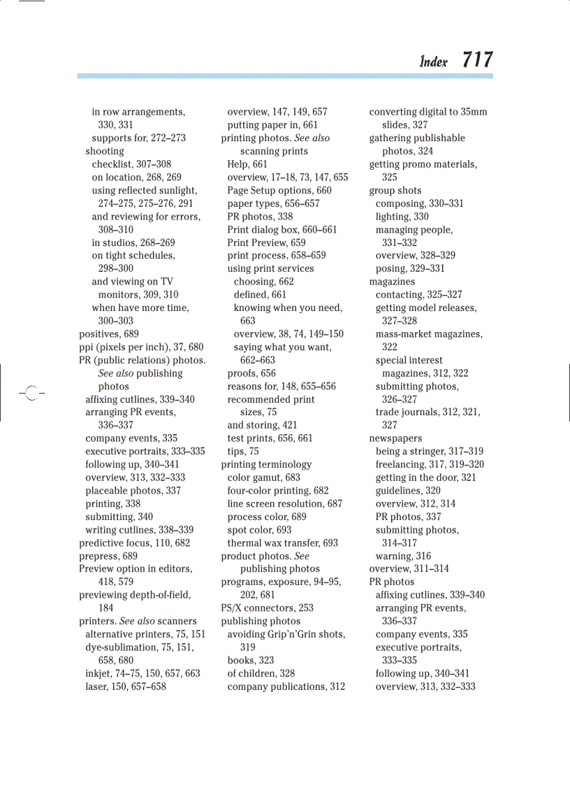 image for page Digital Photography All in One Desk Reference 3rd Edition
