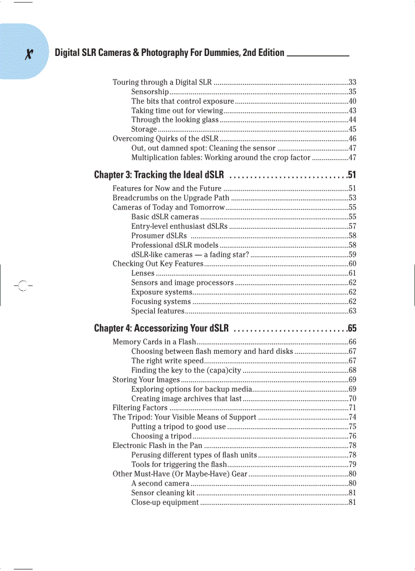 image for page Digital SLR Cameras and Photography For Dummies
