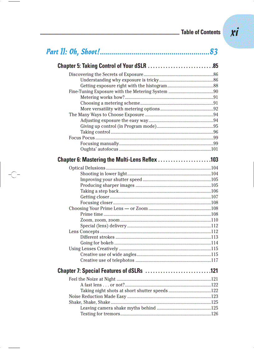 image for page Digital SLR Cameras and Photography For Dummies
