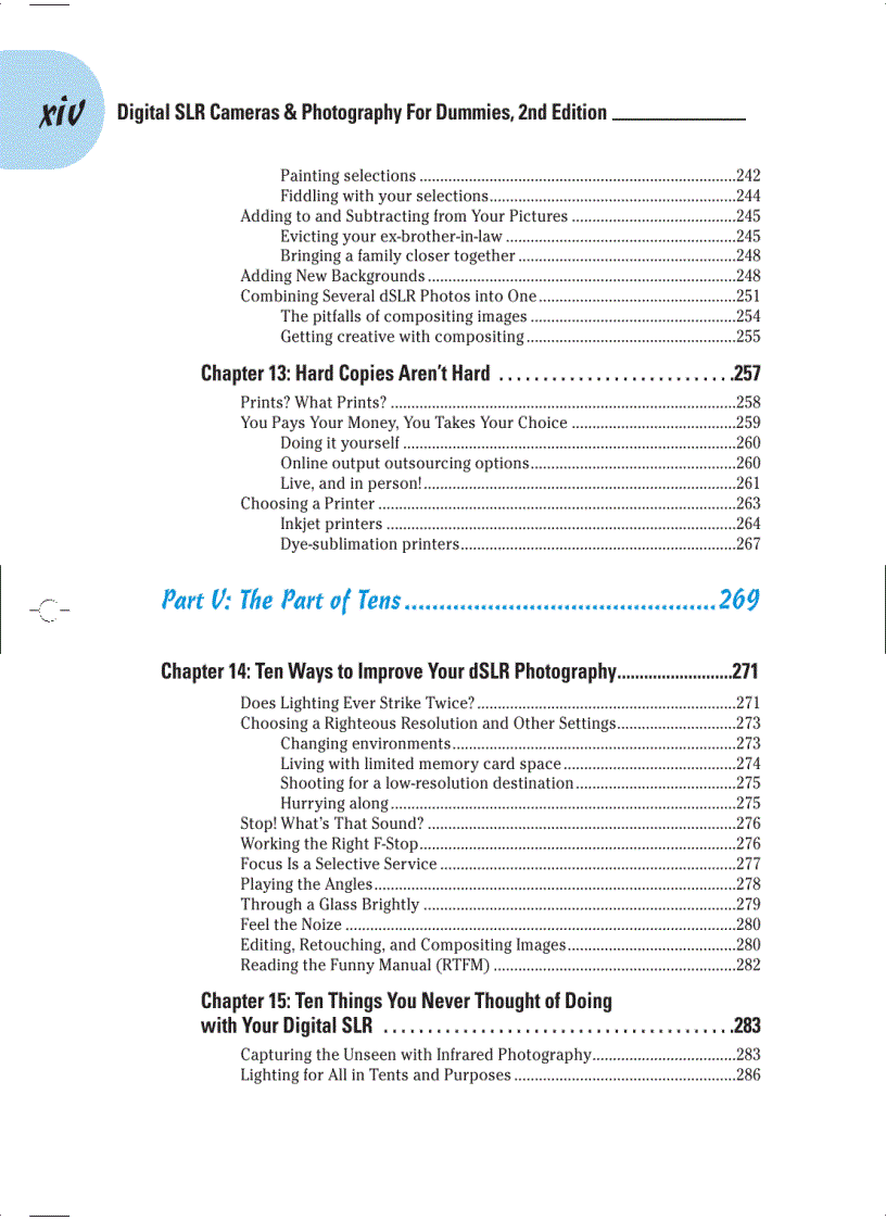 image for page Digital SLR Cameras and Photography For Dummies