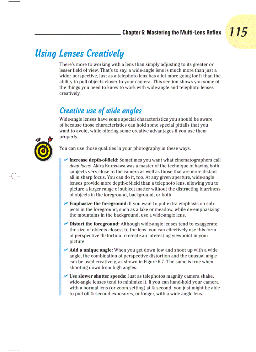 image for page Digital SLR Cameras and Photography For Dummies