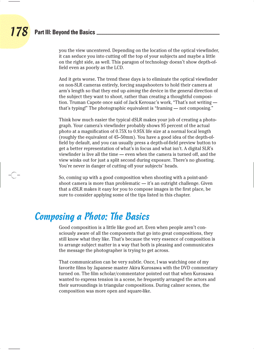 image for page Digital SLR Cameras and Photography For Dummies