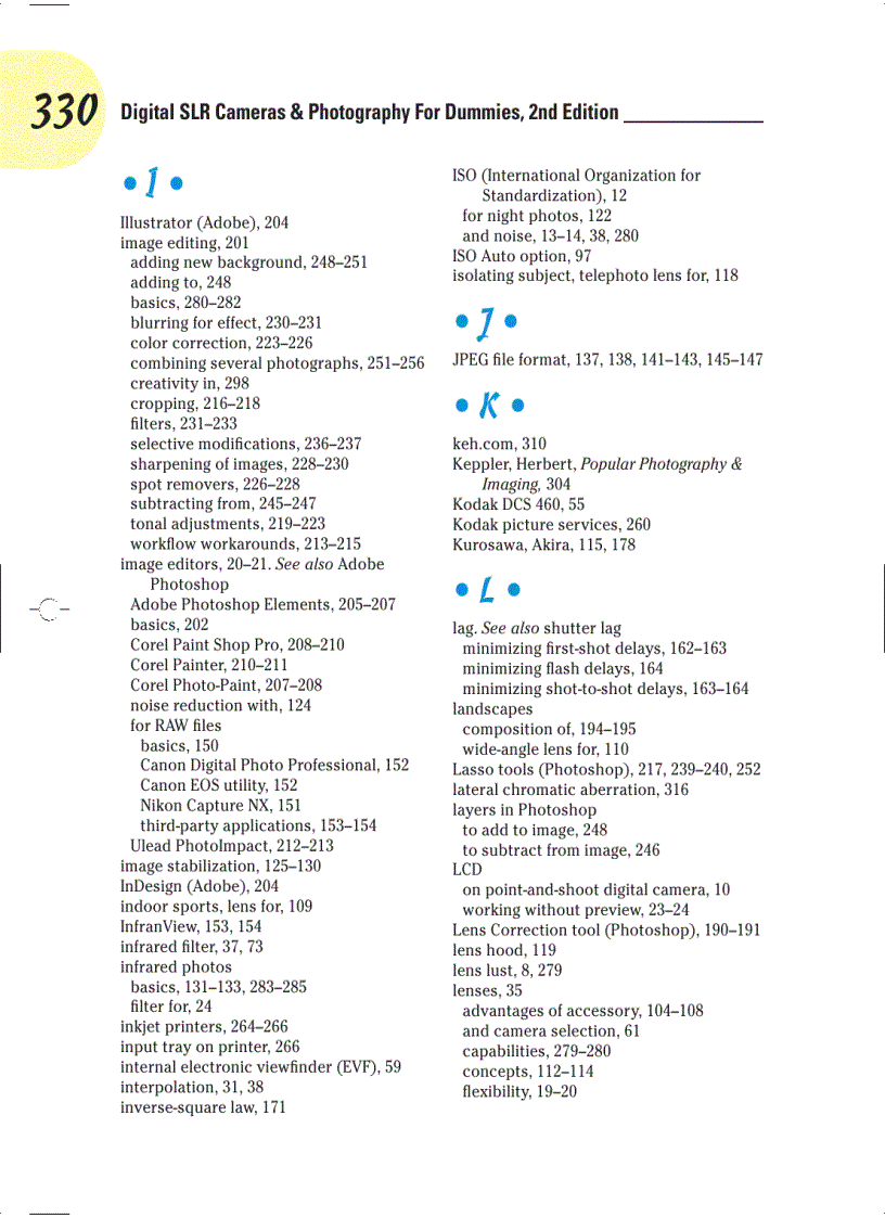image for page Digital SLR Cameras and Photography For Dummies