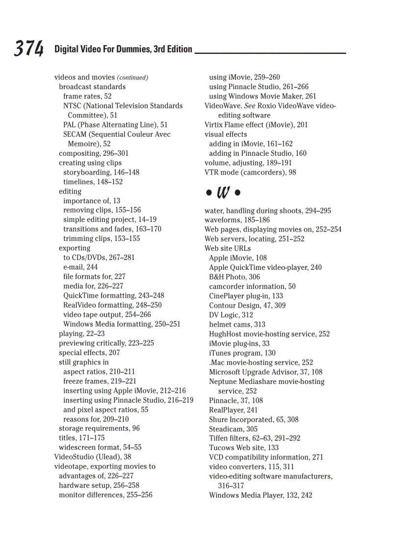 image for page Digital Video for Dummies
