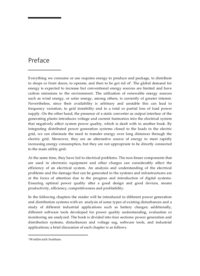 image for page Electrical Generation and Distribution Systems and Power Quality Disturbances